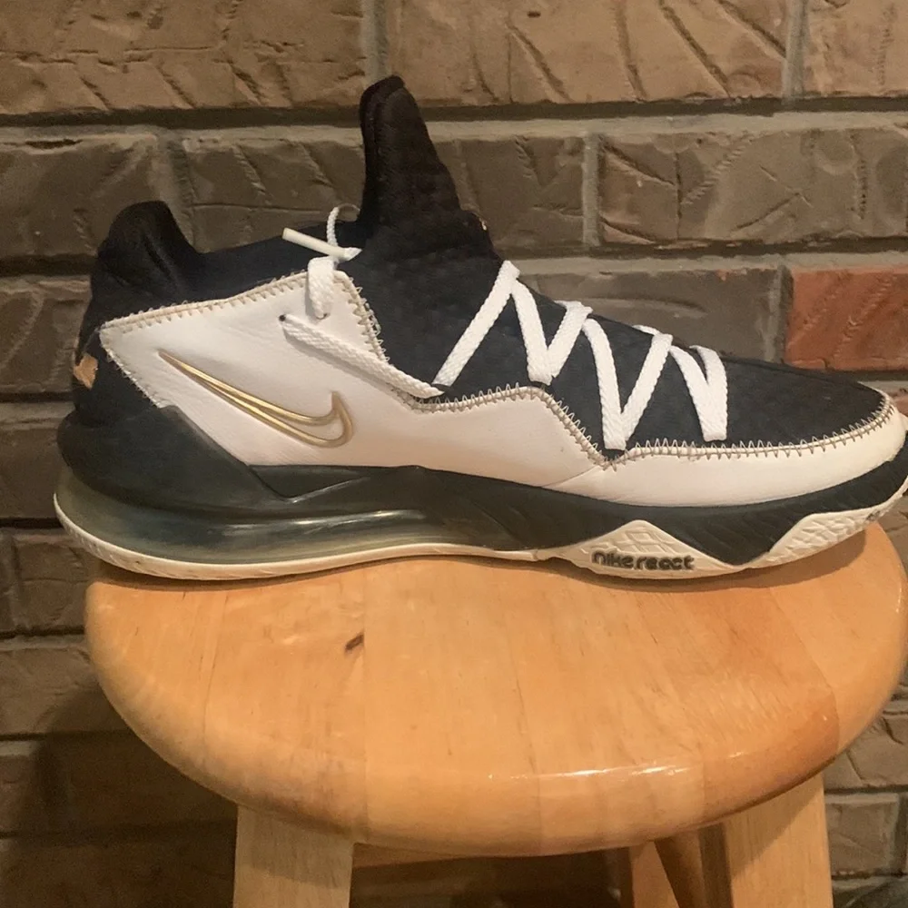 Nike Lebron XVII 17 Low Metallic Gold 2020 Men’s Size 10  CD5007-101